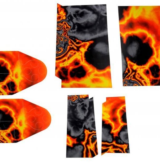 Lava Sticker For The Playstation 4