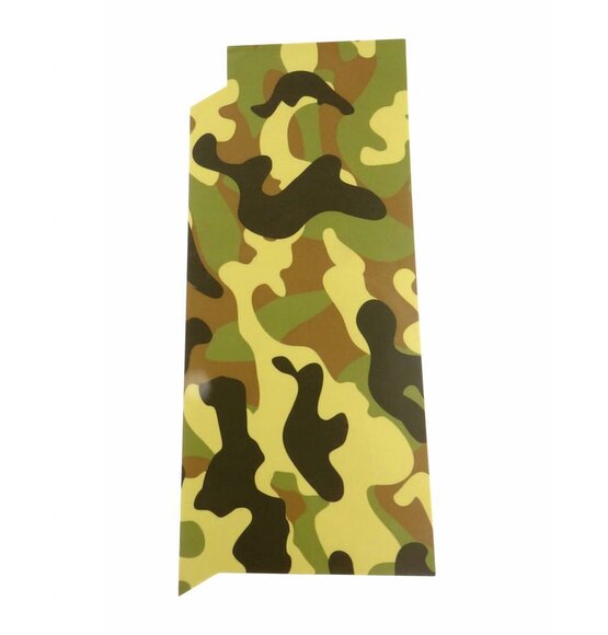 PS4 Aufkleber Camouflage Grün