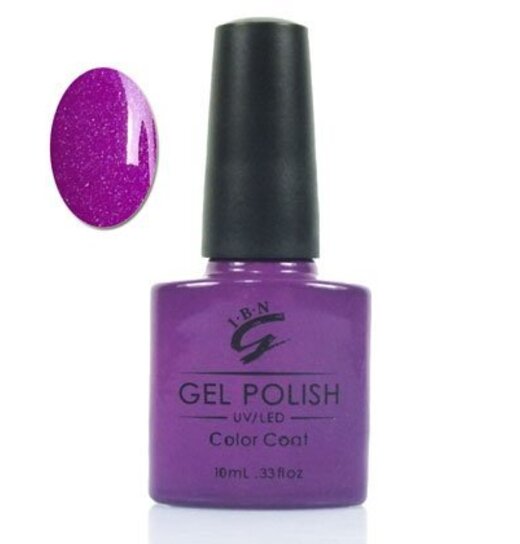 IBN Gel-Nagellack Lila Glitzer
