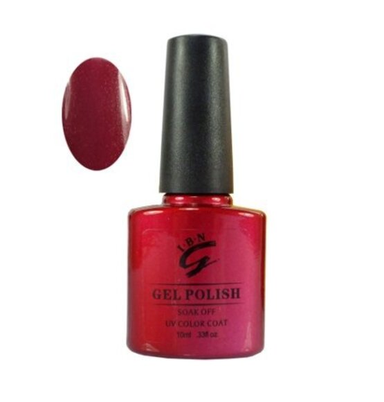 IBN Gel Nail Polish Red Wine