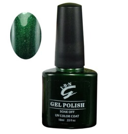 IBN Gel-Nagellack Dunkelgrün Metallic