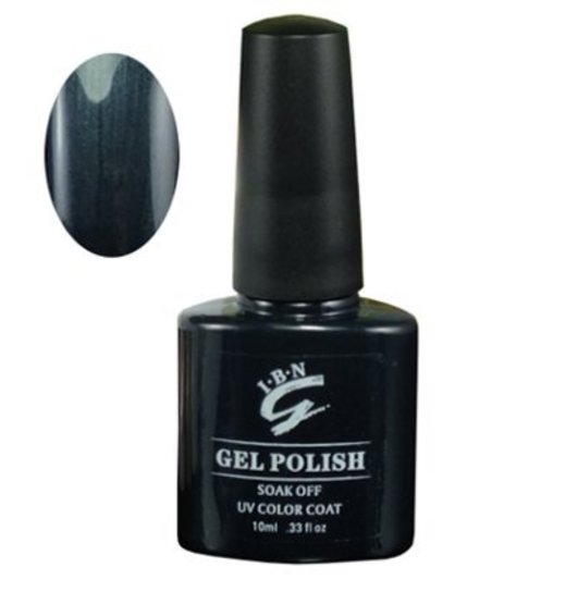 IBN Gel-Nagellack Schwarz Metallic