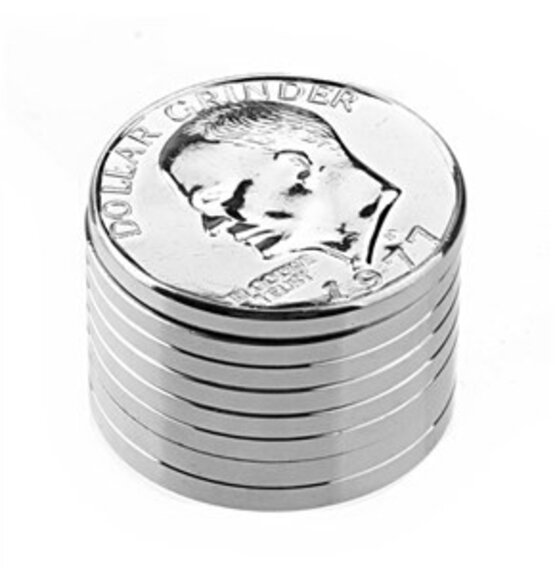 Weed Grinder Dollar Münze