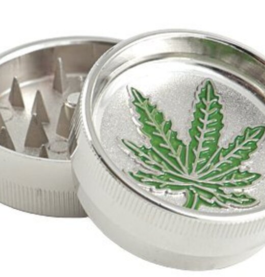 Mini Grinder Cannabis Leaf