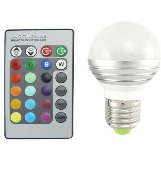 LED Light Color With Remote Control 10W