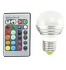 LED-Lampe Bunt mit Fernbedienung