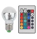 LED Bulb Color 3W With Remote XL
