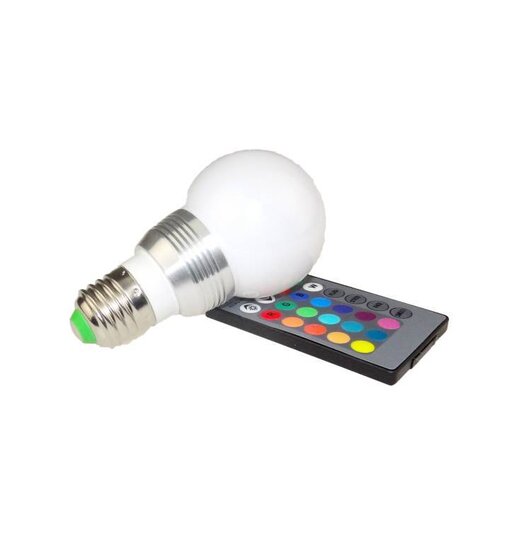 J&S LED-Lampe mit Fernbedienung