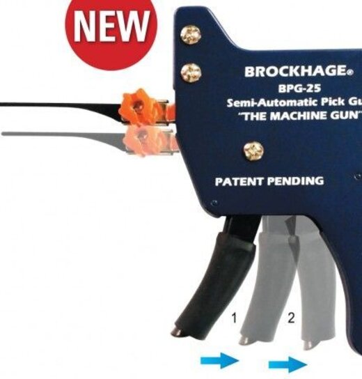 Brockhage BPG-25 Semi-Automatic Lock Pick Gun