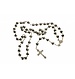 Rosary Silver / Anthracite Metal Beads Hearts