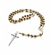 Rosary Glass Gold