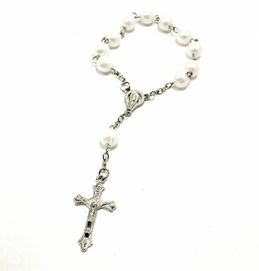 Rosary Bracelet / Pearl Keychain