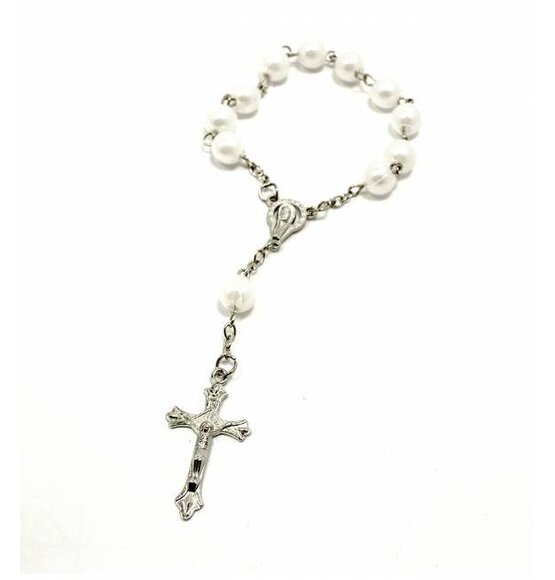 Rosary Bracelet / Pearl Keychain