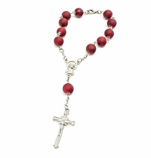 Rosenkranz Armband Rot