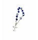 Rosary Bracelet / Clear Blue Key Plastics