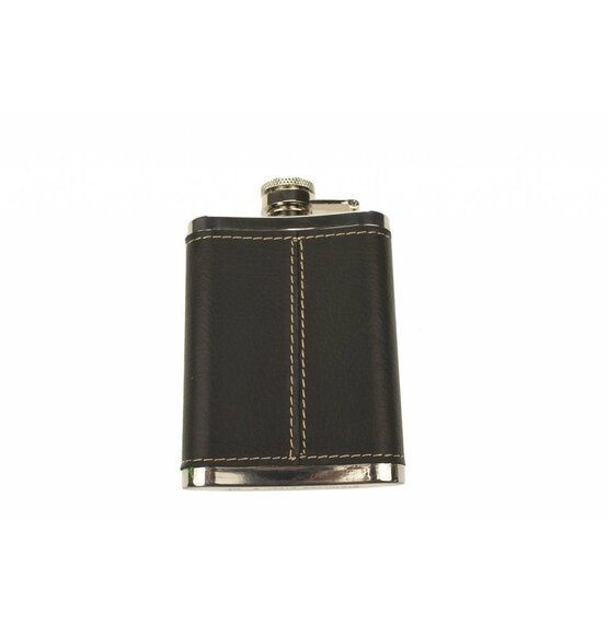 Hip Flask Jeep Leather Aluminum