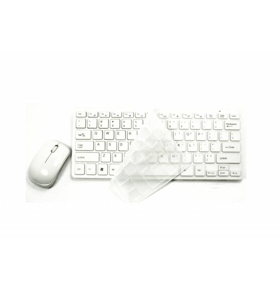 Compact Wireless Keyboard Mouse Included