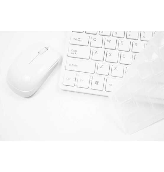 Compact Wireless Keyboard Maus Inklusive