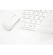 Compact Wireless Keyboard Maus Inklusive