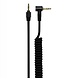 4.2Mm Coiled Cable With 3.5Mm Twist Lock Plug Black
