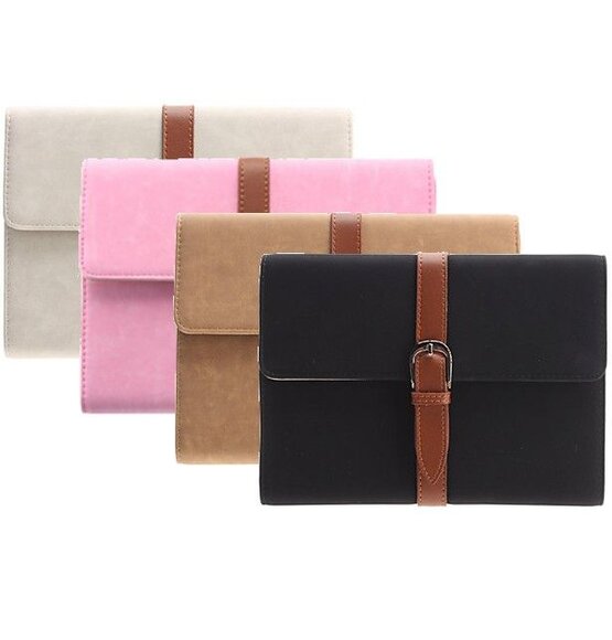 Luxury PU Leather Case With Strap For IPad Mini