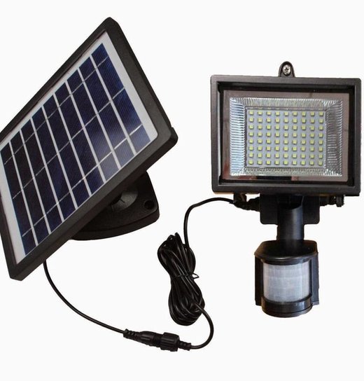 LED Outdoor Lamp With Sensor On Solar Energy