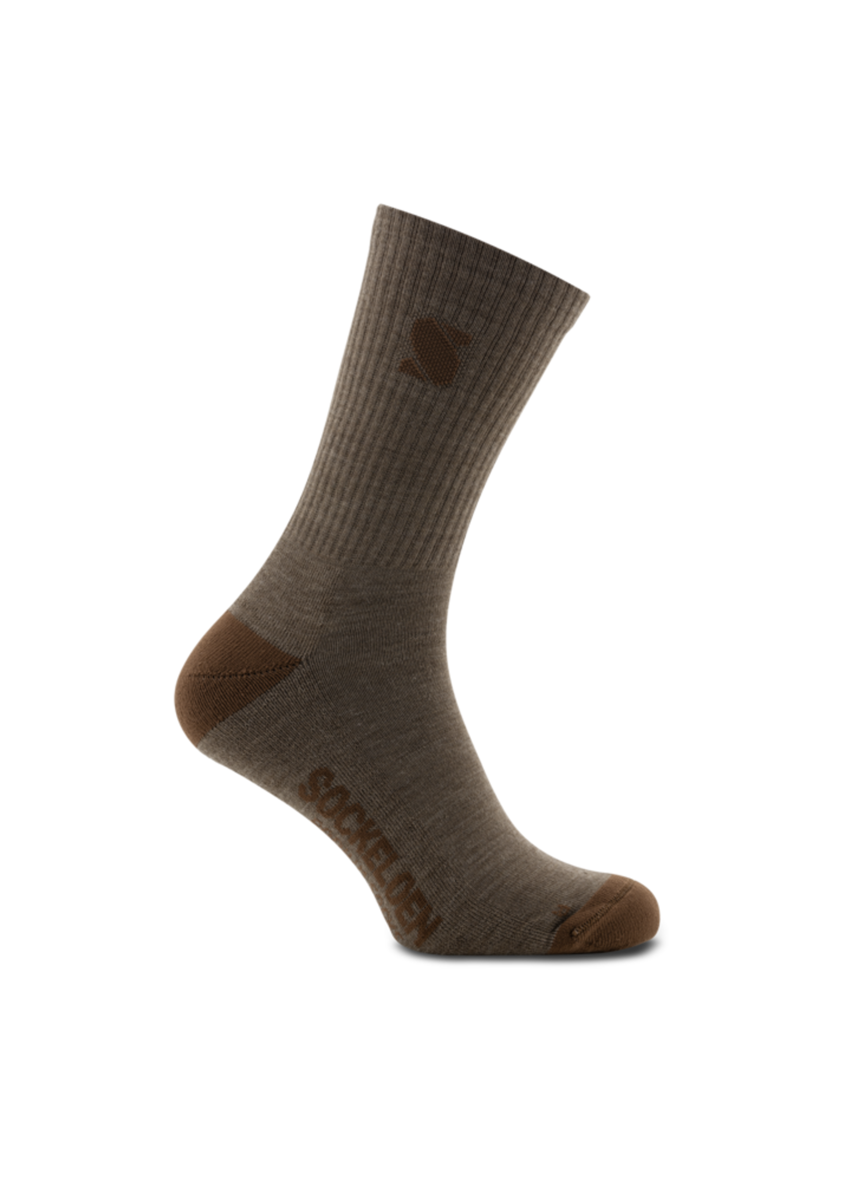 Custom woven CUSTOM KNITTED CREW SOCK