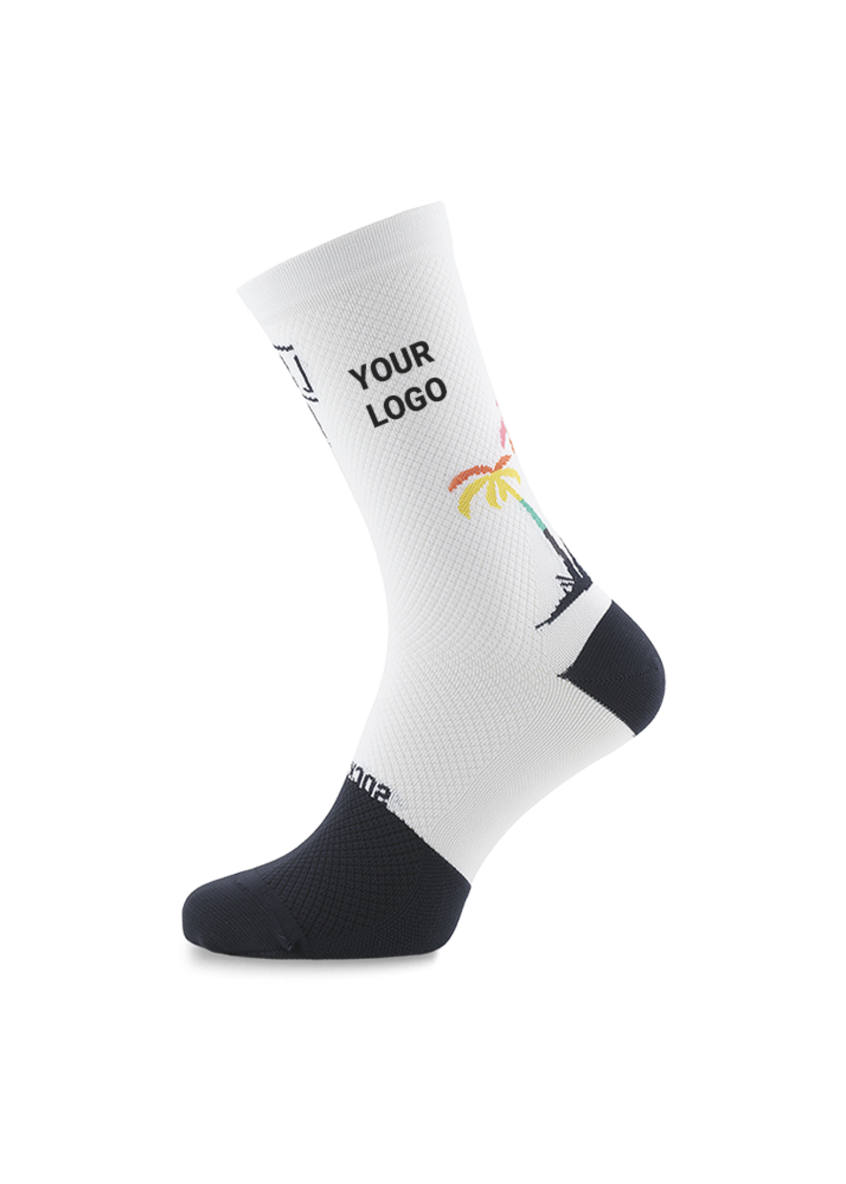 Custom woven CUSTOM KNITTED HIGH-PERFORMANCE CYCLING SOCK