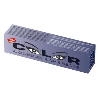 Color Color wimper- en wenkbrauwverf Blauw Zwart