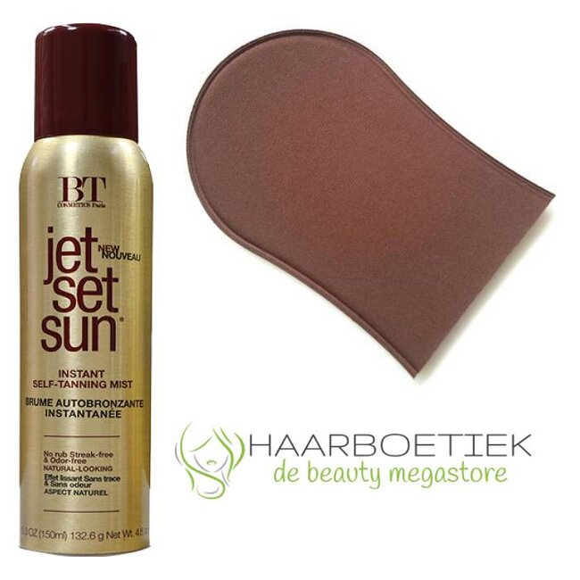 JET SET SUN Brume autobronzante Instant Bronzer + Gant