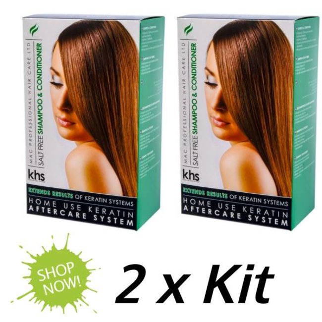 KHS Shampooing et revitalisant sans sel 2 x KIT