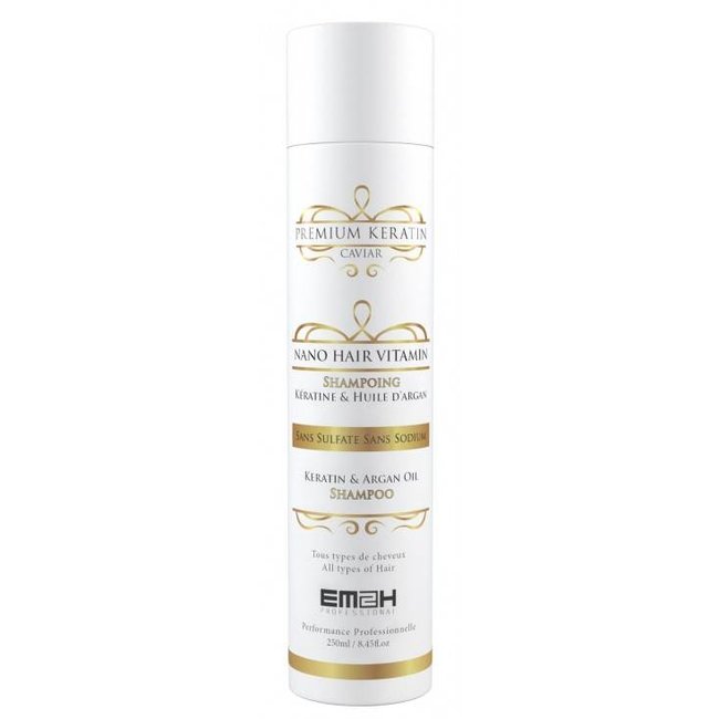 EM2H Caviar Keratin / Argan Oil Shampoo, 250ml