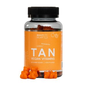 BEAUTY BEAR Tan Vitamins, 60 Gummies
