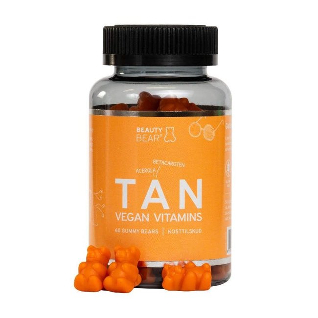 BEAUTY BEAR Tan Vitamins, 60 Gummies