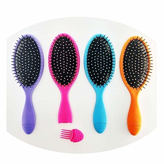 RAINBOW Orange detangling brush