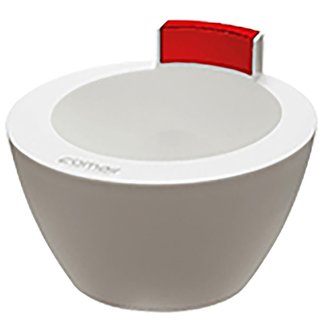 Bac à peinture Blanc / Rouge