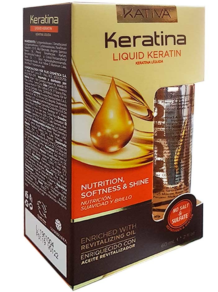 kativa KERATINA Liquid Keratin Oil, 60ml bij Haarboetiek.be