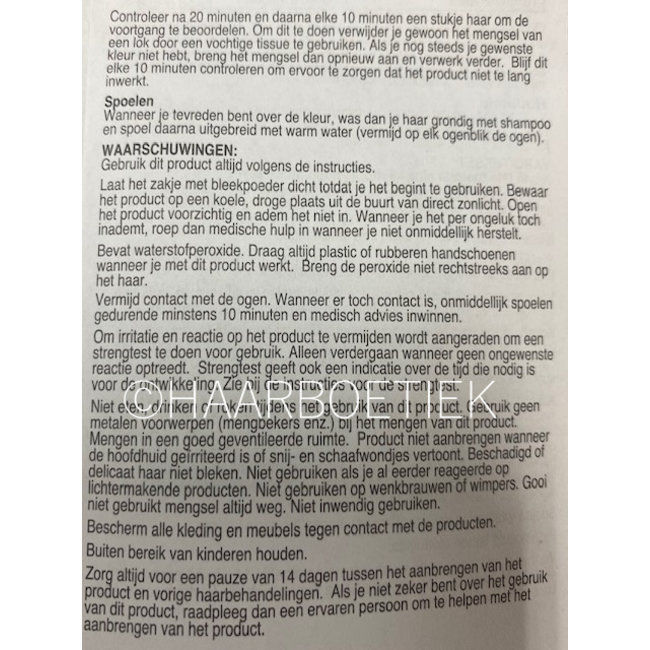 CRAZY COLOR Bleaching Kit