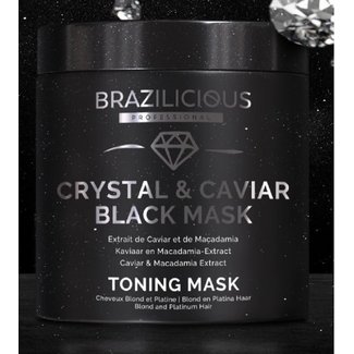 BRAZILICIOUS Anti- yellow Crystal & Caviar Mask 500 gr