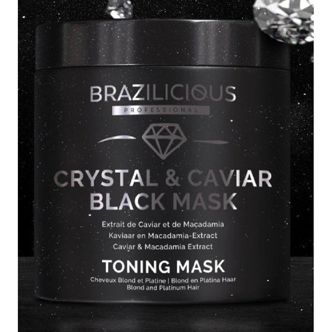 BRAZILICIOUS Anti- yellow Crystal & Caviar Mask 500 gr