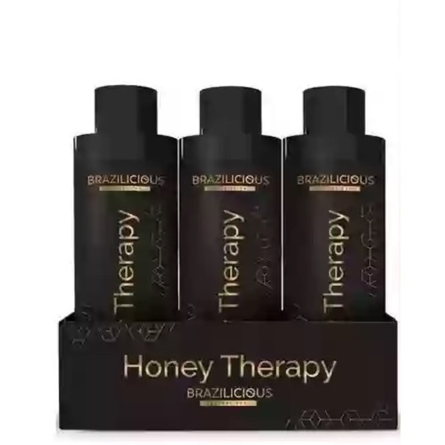 BRAZILICIOUS Honey Therapy Keratine 3 x 100ml + 100ml Mango Keratin