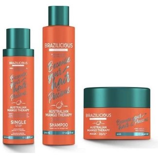 BRAZILICIOUS 1 x Australian Keratin Mango + 1 x After Care Set