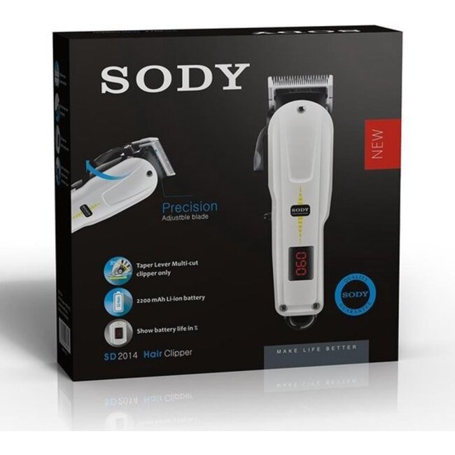 SODY Cordless Hair Clipper - White