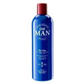 CHI MAN The One 3 in 1 Shampoo, Conditioner & Body Wash, 355ml