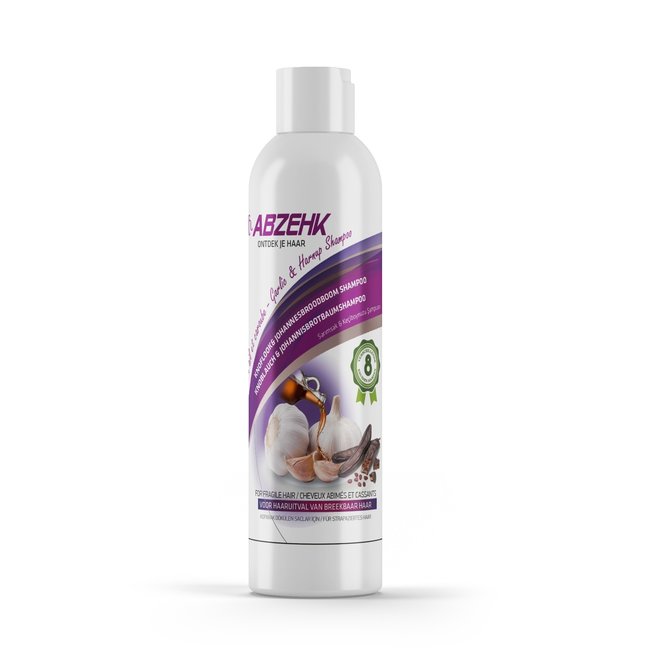 ABZEHK Shampoing à l'ail et au caroubier, 400 ml