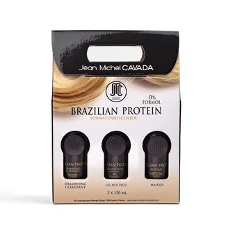 Jean Michel Cavada Brazillian Protein 3 x 150ml - 0% Formol