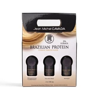 Jean Michel Cavada Protéine Brésilienne 3 x 150ml - 0% Formol