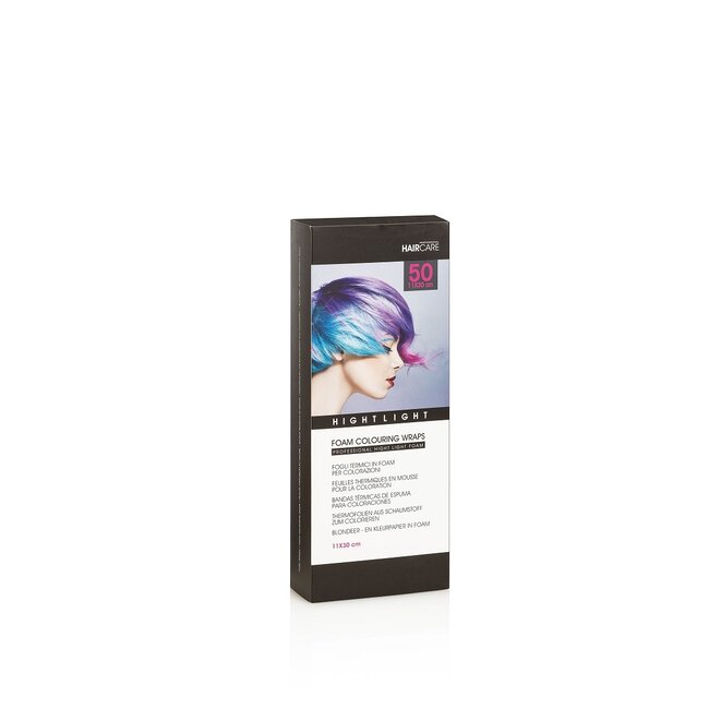 HBT Foam Colouring Wraps, 11 x 30cm, 50 stuks