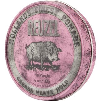 Reuzel Pig Pink Grease Heavy Hold Haarwax - 113g