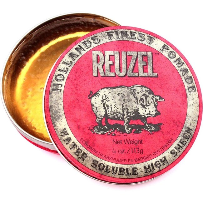 Reuzel Pomade Water Soluble High Sheen - Red 113 gr